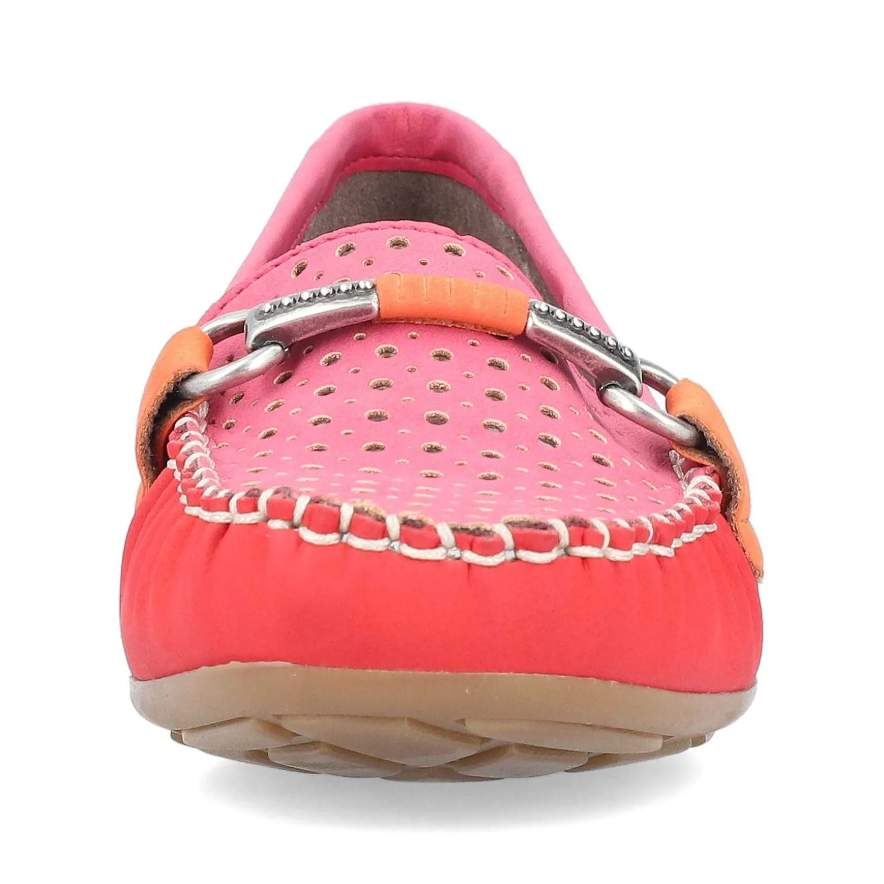 Rieker Women'S Loafers Raspberry Red
