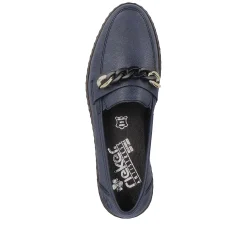 Rieker Women'S Loafers Royal Blue