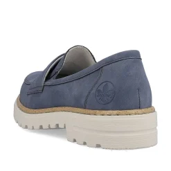 Rieker Women'S Loafers Royal Blue