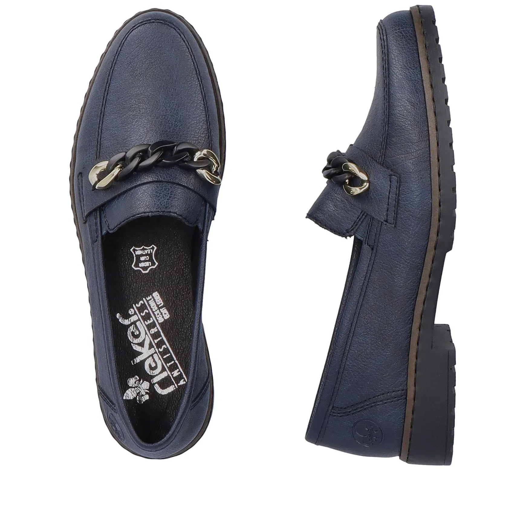 Rieker Women'S Loafers Royal Blue