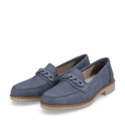 Rieker Women'S Loafers Sky Blue