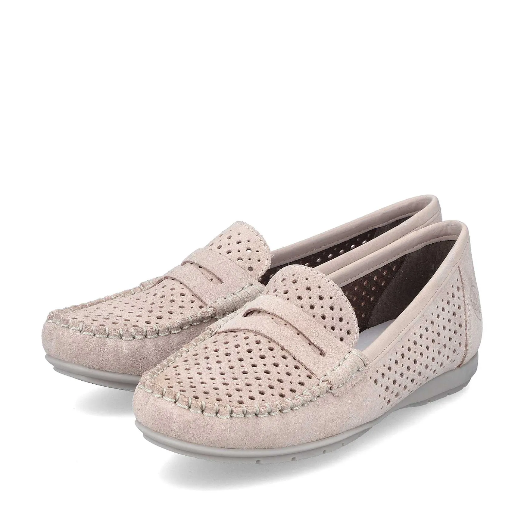 Rieker Women'S Loafers Soft Pink