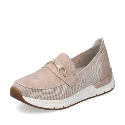 Rieker Women'S Loafers Soft Pink