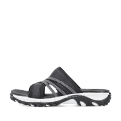 Rieker Women'S Mules Asphalt Black