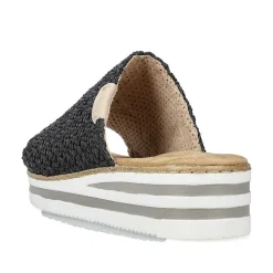 Rieker Women'S Mules Asphalt Black