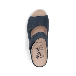 Rieker Women'S Mules Blue Gray