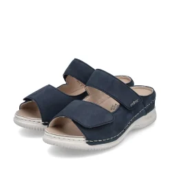Rieker Women'S Mules Blue Gray