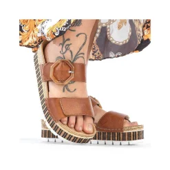 Rieker Women'S Mules Chestnut Brown