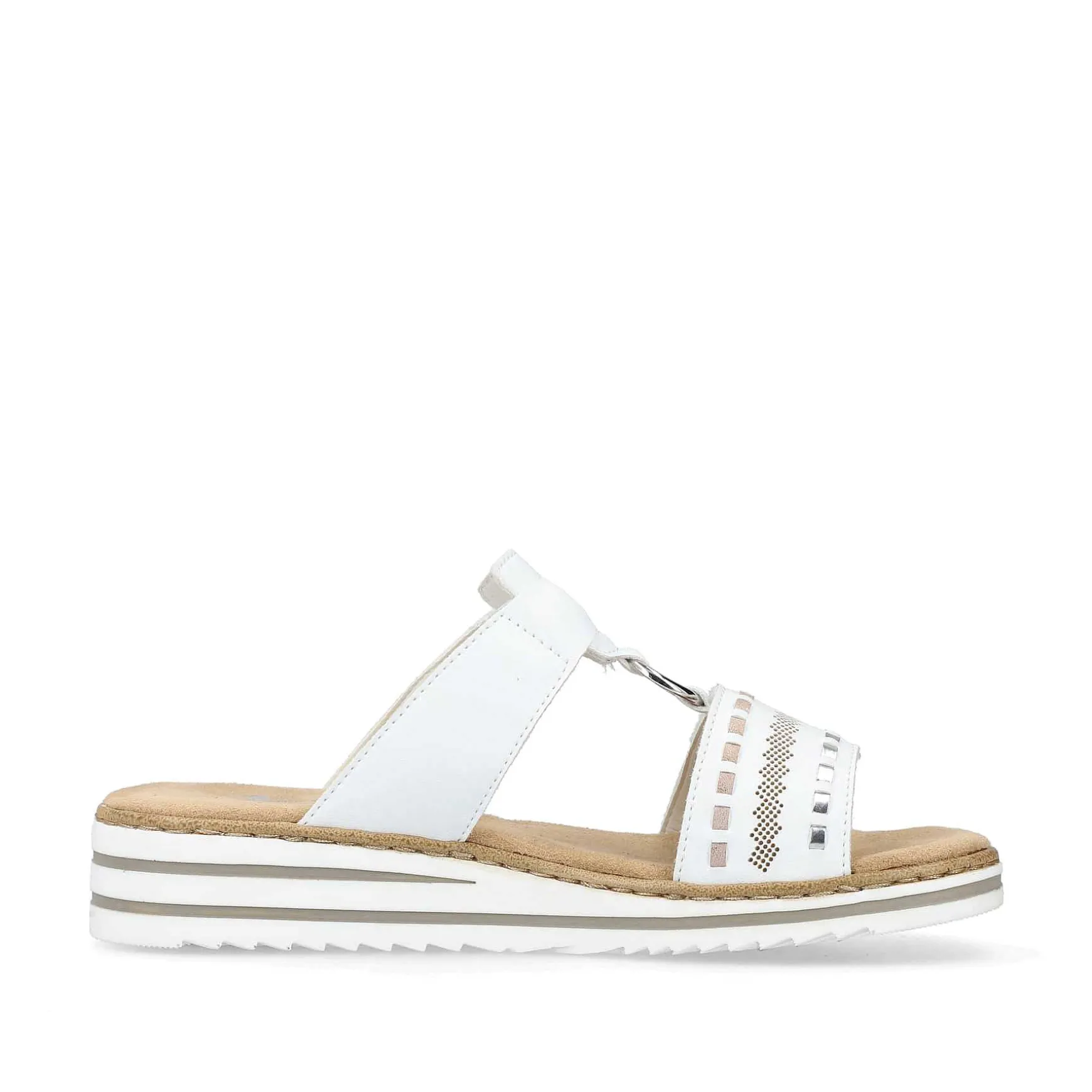 Rieker Women'S Mules Crystal White