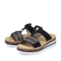 Rieker Women'S Mules Deep Black