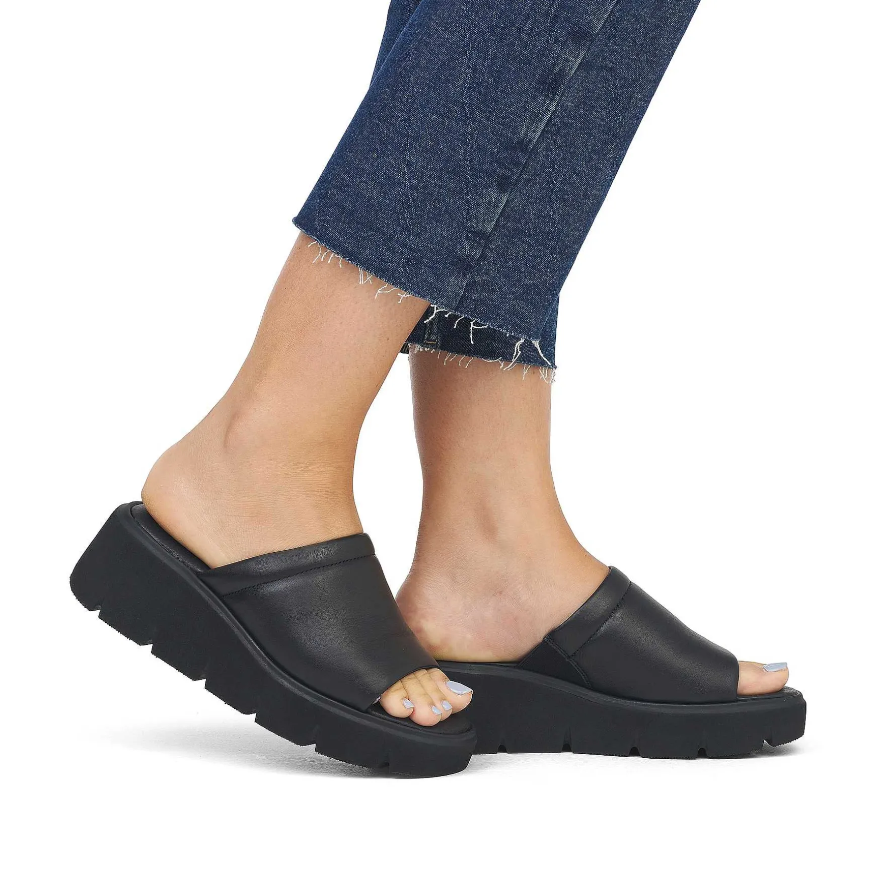 Rieker Women'S Mules Deep Black