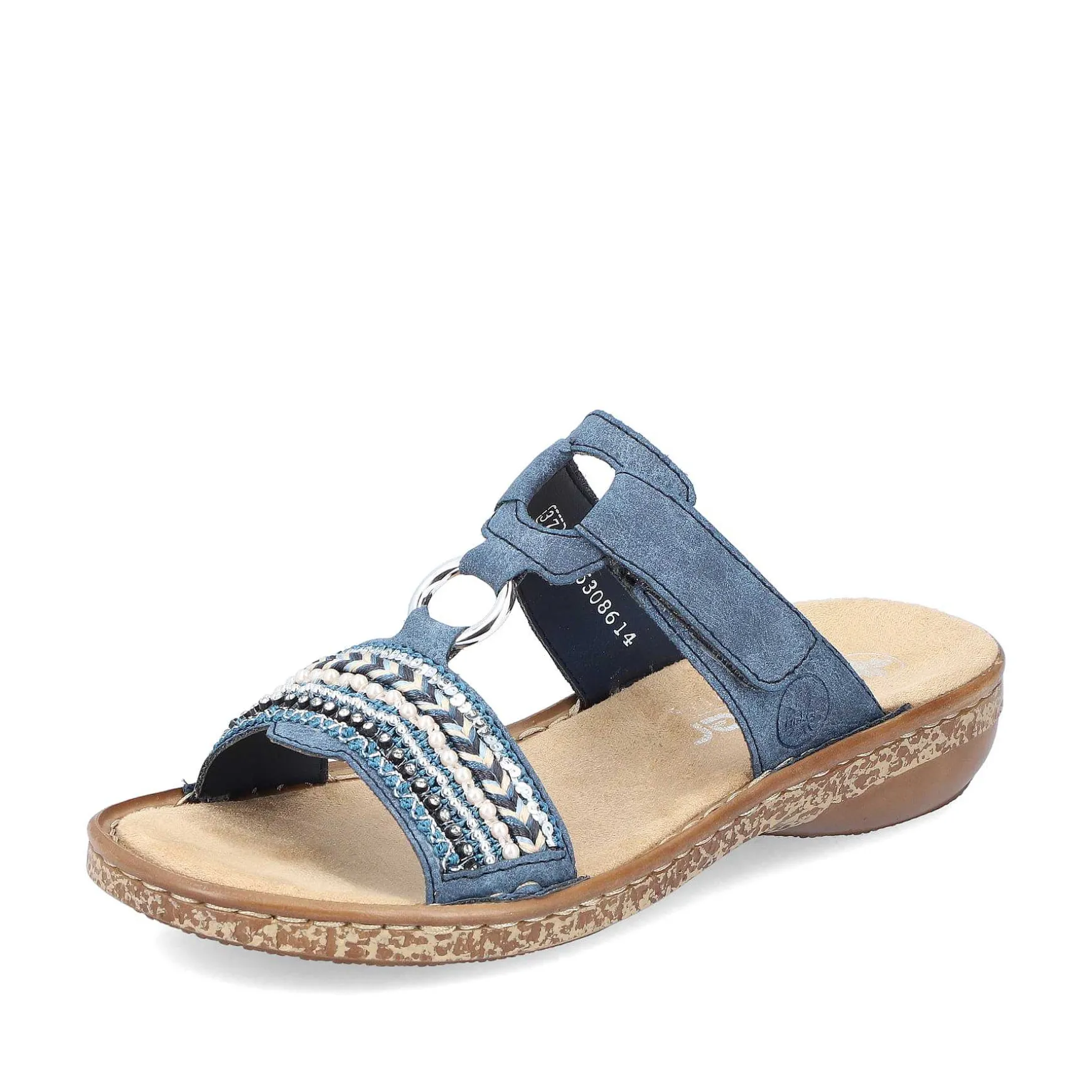 Rieker Women'S Mules Denim Blue