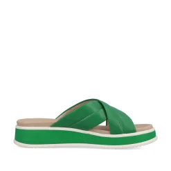 Rieker Women'S Mules Emerald Green