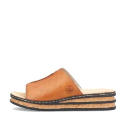 Rieker Women'S Mules Espresso Brown
