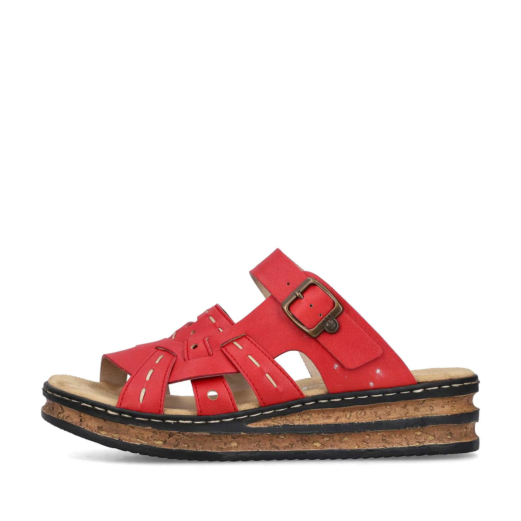 Rieker Women'S Mules Fire Red