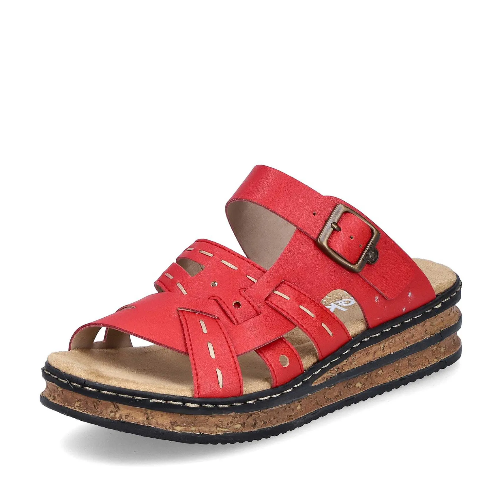 Rieker Women'S Mules Fire Red