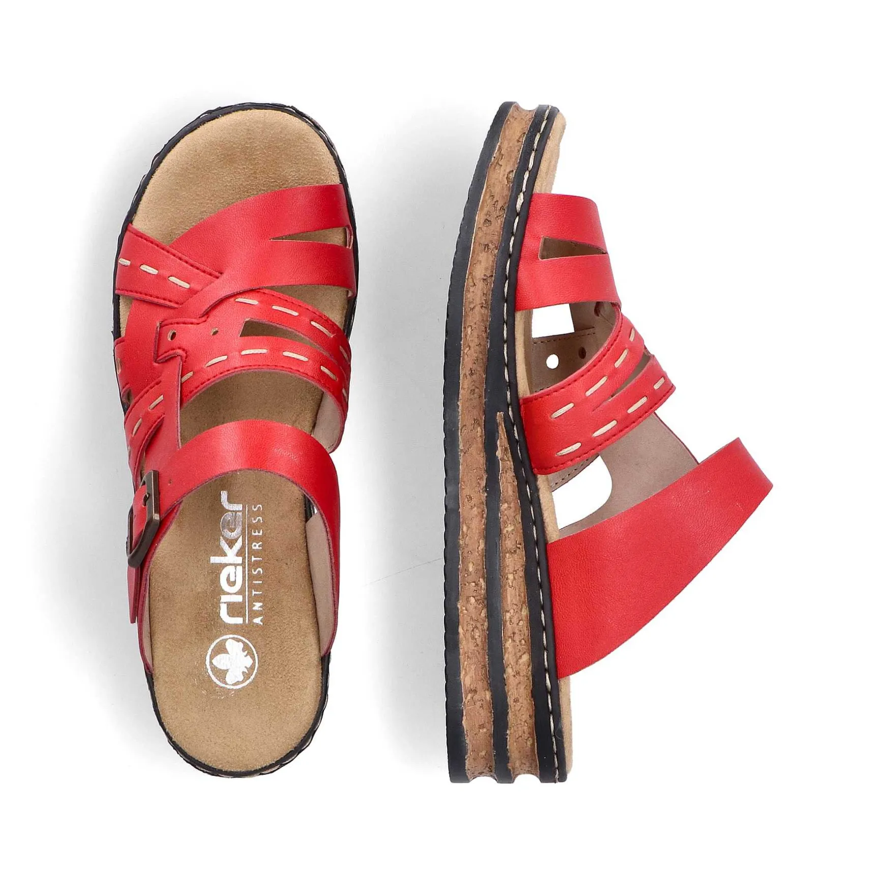 Rieker Women'S Mules Fire Red