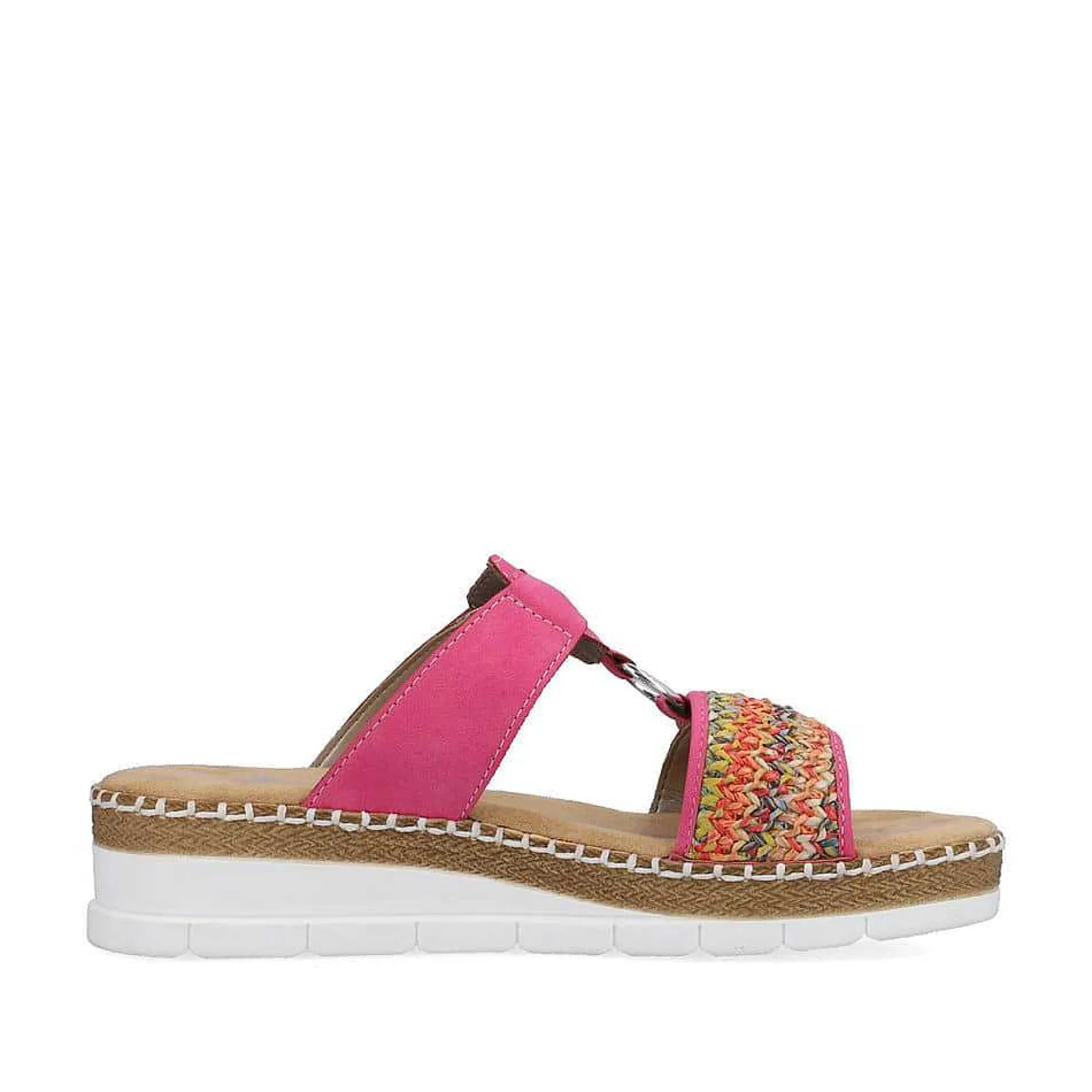 Rieker Women'S Mules Flamingo Pink
