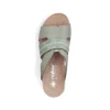 Rieker Women'S Mules Green Gray