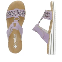 Rieker Women'S Mules In Lilac Colors