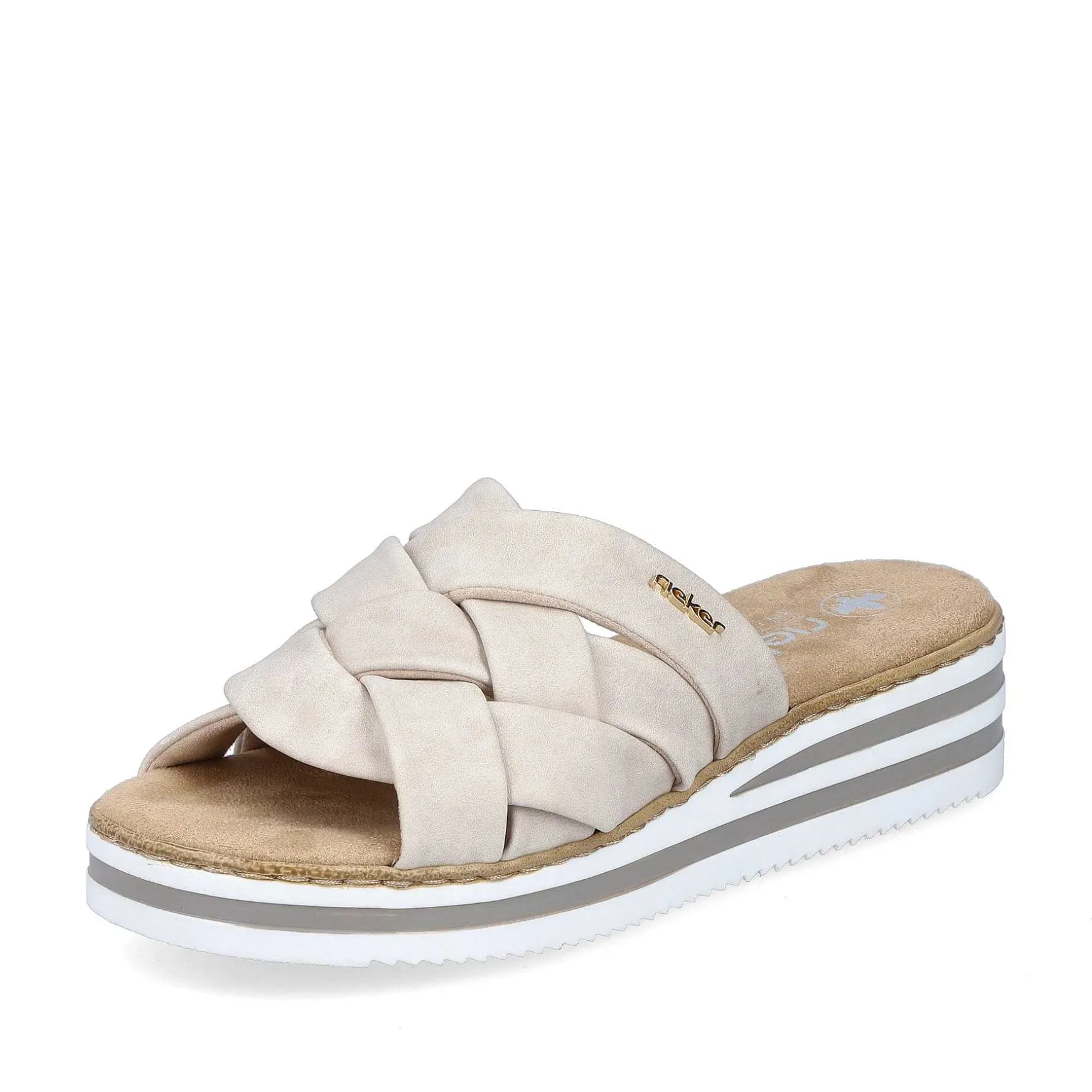 Rieker Women'S Mules Light Beige