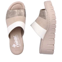 Rieker Women'S Mules Light Beige
