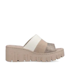 Rieker Women'S Mules Light Beige