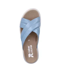 Rieker Women'S Mules Light Summer Blue