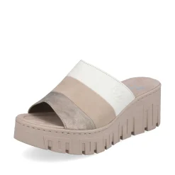 Rieker Women'S Mules Light Beige