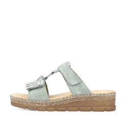 Rieker Women'S Mules Mint Green