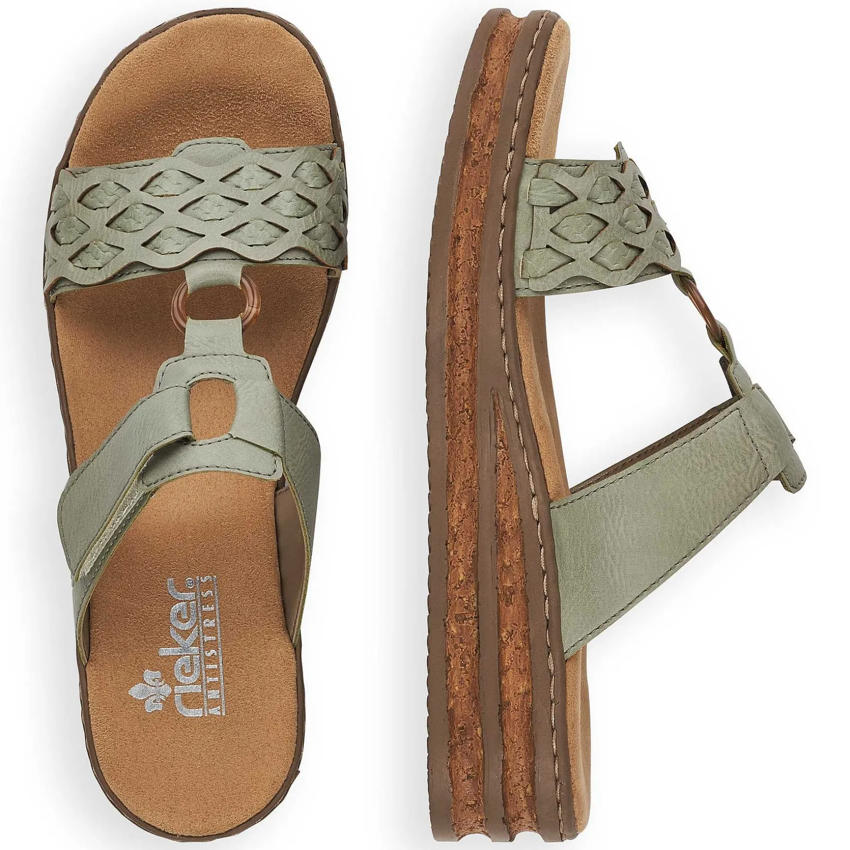 Rieker Women'S Mules Mint Green