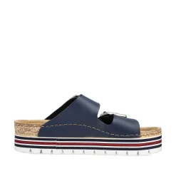 Rieker Women'S Mules Navy Blue
