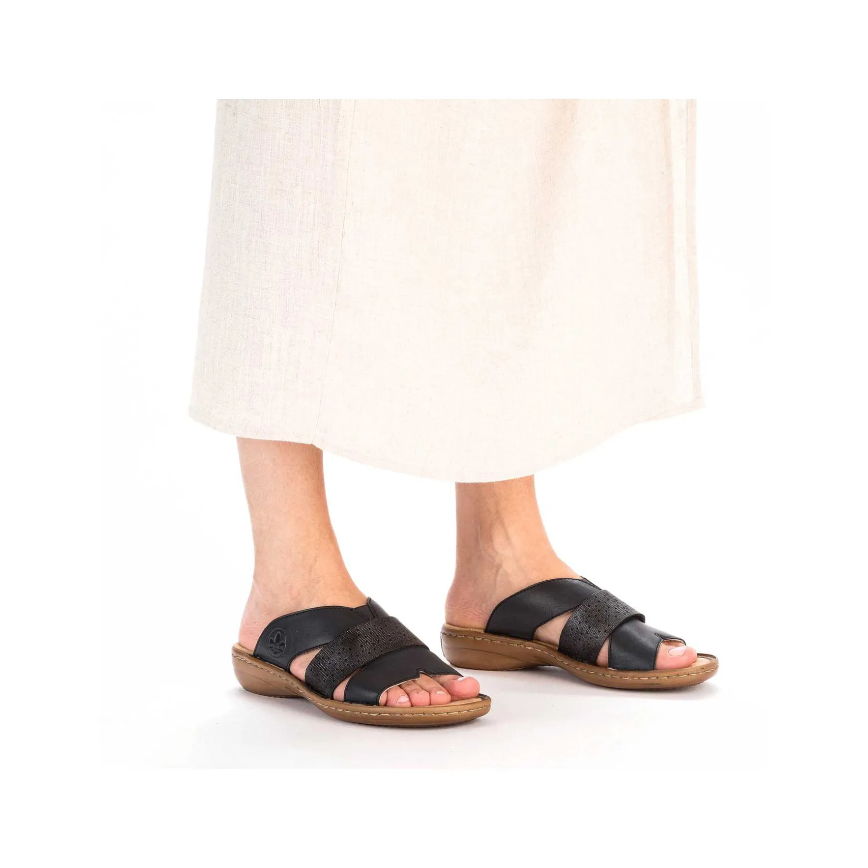 Rieker Women'S Mules Navy Blue