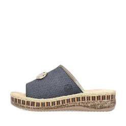 Rieker Women'S Mules Navy Blue