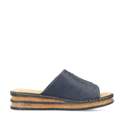 Rieker Women'S Mules Navy Blue