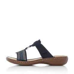 Rieker Women'S Mules Navy Blue