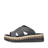 Rieker Women'S Mules Night Black