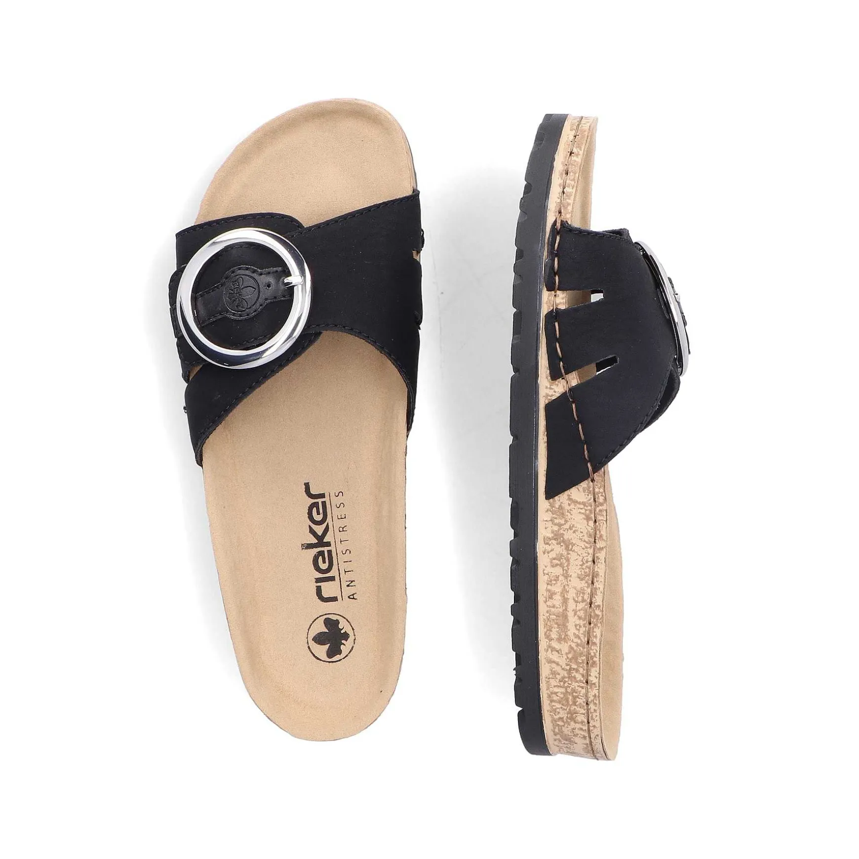 Rieker Women'S Mules Night Black