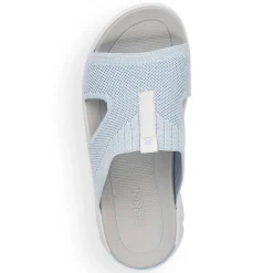 Rieker Women'S Mules Pastel Blue