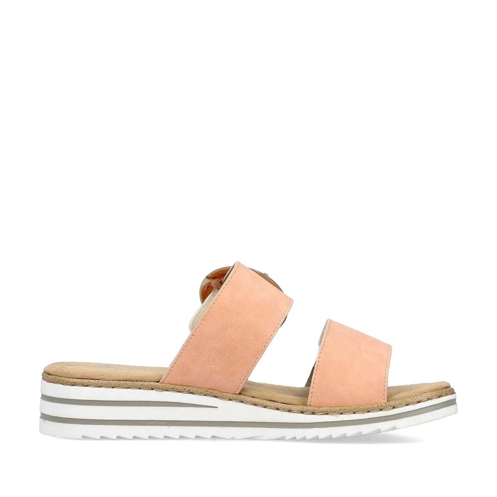 Rieker Women'S Mules Peach