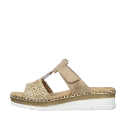 Rieker Women'S Mules Sand Beige