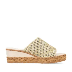 Rieker Women'S Mules Sand Beige