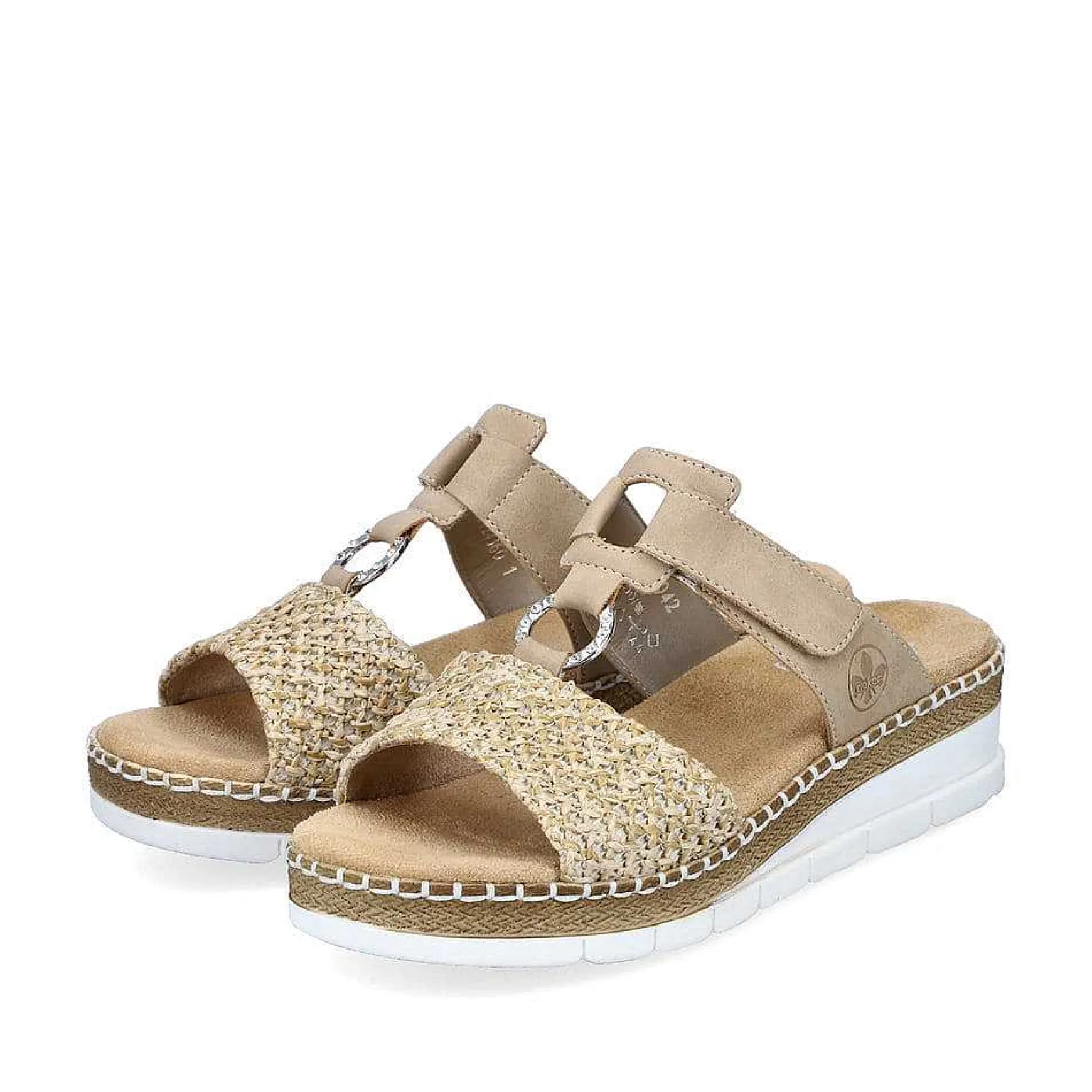 Rieker Women'S Mules Sand Beige