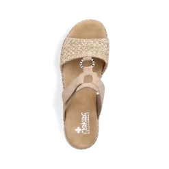 Rieker Women'S Mules Sand Beige