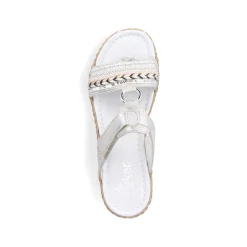 Rieker Women'S Mules Silver Gray