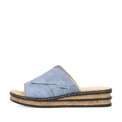 Rieker Women'S Mules Sky Blue