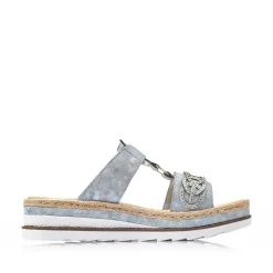 Rieker Women'S Mules Sky Blue