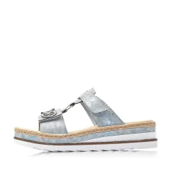 Rieker Women'S Mules Sky Blue