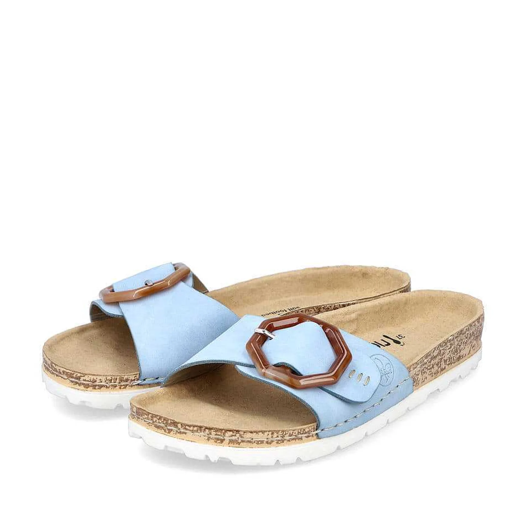 Rieker Women'S Mules Sky Blue