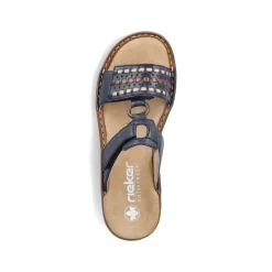 Rieker Women'S Mules Steel Blue